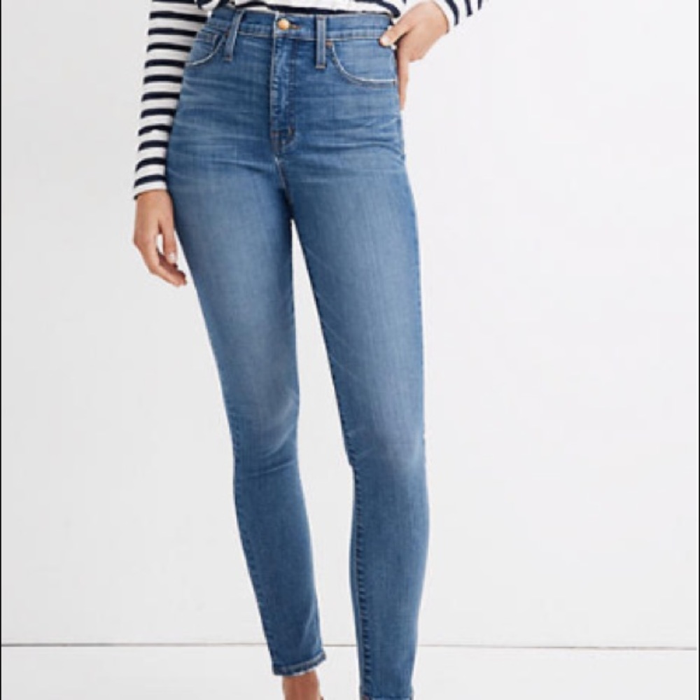 Madewell | 11” high rise skinny maricopa wash